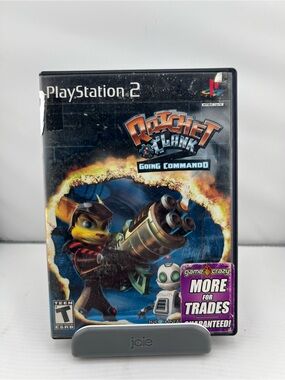 📀PlayStation 2 Sony Ratchet & Clank: Going Commando - Black Case